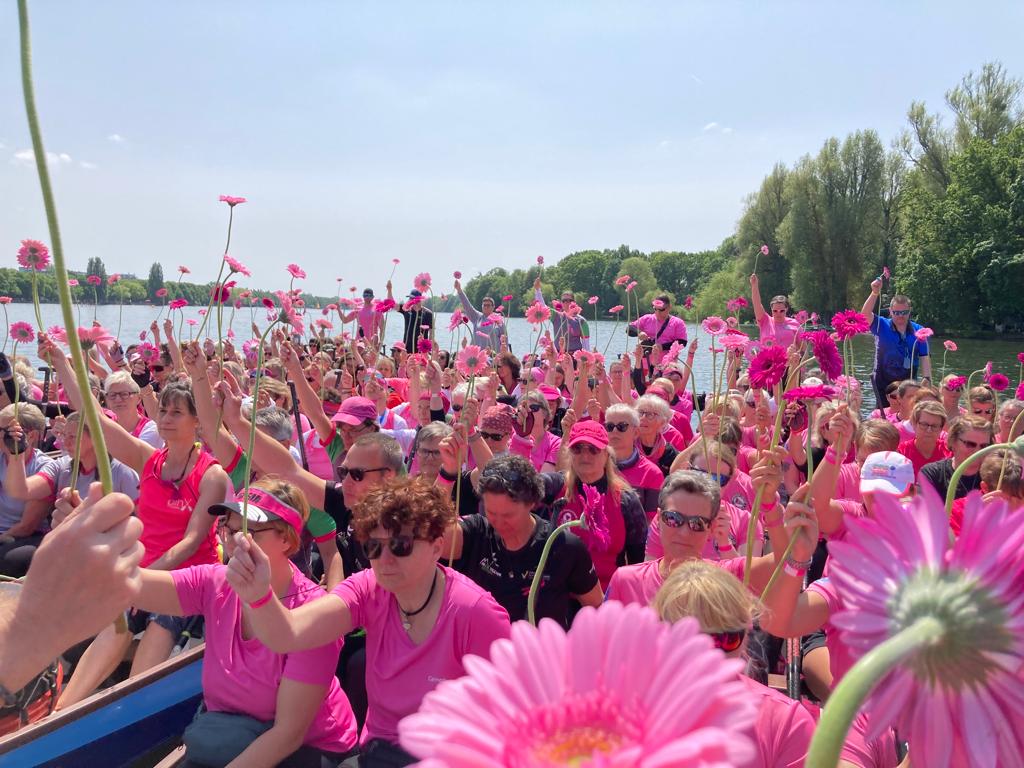 Pink Paddler Koblenz erfolgreich beim Drachenbootfestival in Hannover